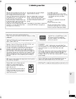 Предварительный просмотр 39 страницы Panasonic SCHT743 - HOME THEATER Operating Instructions Manual