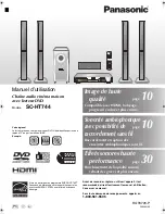 Предварительный просмотр 39 страницы Panasonic SCHT744 - RECEIVER Operating Instructions Manual