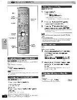 Предварительный просмотр 20 страницы Panasonic SCHT790V - DVD THEATER RECEIVER Operating Instructions Manual