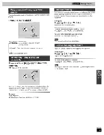 Предварительный просмотр 35 страницы Panasonic SCHT790V - DVD THEATER RECEIVER Operating Instructions Manual