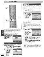 Предварительный просмотр 42 страницы Panasonic SCHT790V - DVD THEATER RECEIVER Operating Instructions Manual