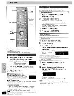 Предварительный просмотр 46 страницы Panasonic SCHT790V - DVD THEATER RECEIVER Operating Instructions Manual