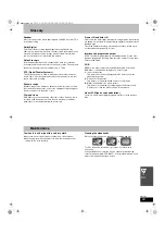 Предварительный просмотр 59 страницы Panasonic SCHT800V - DVD THEATER RECEIVER Operating Instructions Manual