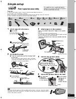 Предварительный просмотр 5 страницы Panasonic SCHT830V - DVD THEATER RECEIVER Operating Instructions Manual