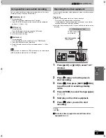 Предварительный просмотр 31 страницы Panasonic SCHT830V - DVD THEATER RECEIVER Operating Instructions Manual