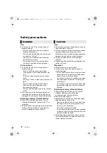 Предварительный просмотр 2 страницы Panasonic SCHTB170 Operating Instructions Manual