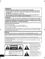 Preview for 2 page of Panasonic SCHTB500 - HOME THEATER AUDIO SYSTEM Operating Instructions Manual