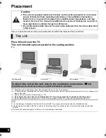 Preview for 8 page of Panasonic SCHTB500 - HOME THEATER AUDIO SYSTEM Operating Instructions Manual