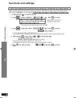 Preview for 34 page of Panasonic SCHTR310 - DVD HOME THEATER AUDIO SYSTEM Operating Instructions Manual