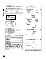 Preview for 2 page of Panasonic SCPM01 - CD STEREO SYSTEM Operating Instructions Manual