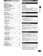 Preview for 3 page of Panasonic SCPM01 - CD STEREO SYSTEM Operating Instructions Manual