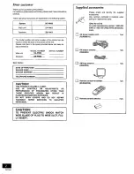 Preview for 2 page of Panasonic SCPM03 - CD STEREO SYSTEM Operating Instructions Manual