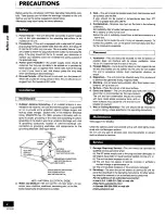 Preview for 4 page of Panasonic SCPM03 - CD STEREO SYSTEM Operating Instructions Manual