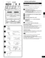 Предварительный просмотр 17 страницы Panasonic SCS2050 - HI-FI COMPONENT SYSTEM Operating Manual