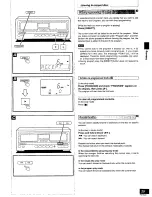 Preview for 29 page of Panasonic SCS2350 - HI-FI COMPONENT SYSTEM Operating Manual