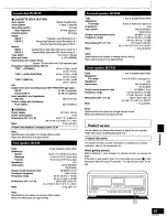 Preview for 55 page of Panasonic SCS2350 - HI-FI COMPONENT SYSTEM Operating Manual