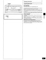 Предварительный просмотр 25 страницы Panasonic SCS305 - HI-FI STEREO Operating Manual