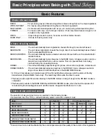 Preview for 4 page of Panasonic SD-206 Operating Instructions And Recipes