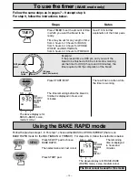 Предварительный просмотр 11 страницы Panasonic SD-206 Operating Instructions And Recipes