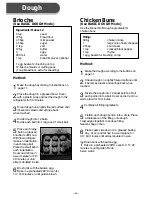 Preview for 36 page of Panasonic SD-206 Operating Instructions And Recipes