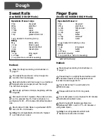 Preview for 37 page of Panasonic SD-206 Operating Instructions And Recipes