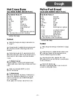 Preview for 38 page of Panasonic SD-206 Operating Instructions And Recipes