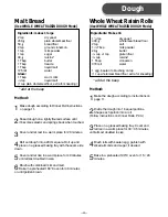 Preview for 41 page of Panasonic SD-206 Operating Instructions And Recipes