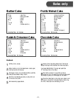 Preview for 43 page of Panasonic SD-206 Operating Instructions And Recipes