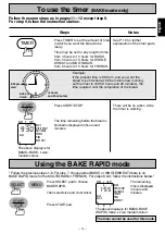 Preview for 15 page of Panasonic SD-206 Operating Instructions Manual