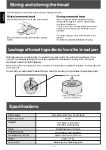 Предварительный просмотр 18 страницы Panasonic SD-206 Operating Instructions Manual