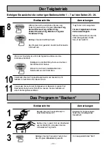 Предварительный просмотр 30 страницы Panasonic SD-206 Operating Instructions Manual