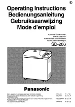 Предварительный просмотр 3 страницы Panasonic SD-206 Service Manual