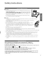 Предварительный просмотр 3 страницы Panasonic SD-256 Operating Instructions And Recipes