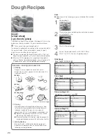 Предварительный просмотр 24 страницы Panasonic SD-256 Operating Instructions And Recipes