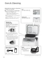 Предварительный просмотр 34 страницы Panasonic SD-256 Operating Instructions And Recipes