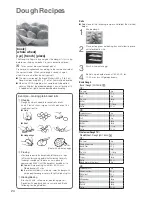 Предварительный просмотр 24 страницы Panasonic SD-257 Operating Instructions And Recipes