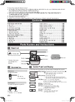 Preview for 3 page of Panasonic SD-B2510 Operating Instructions And Recipes