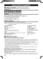 Preview for 5 page of Panasonic SD-B2510 Operating Instructions And Recipes