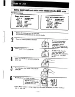 Preview for 11 page of Panasonic SD-BT10P Operating Instructions & Recipes