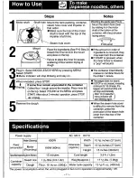 Preview for 12 page of Panasonic SD-MA18N Operating Manual