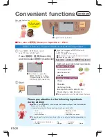 Предварительный просмотр 20 страницы Panasonic SD-PT1001 Operating Instructions Manual