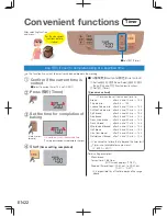 Предварительный просмотр 22 страницы Panasonic SD-PT1001 Operating Instructions Manual