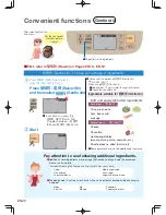 Предварительный просмотр 20 страницы Panasonic SD-PT1002 Operating Instructions Manual