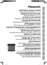 Panasonic SD-R2530 Operating Instructions Manual preview