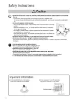 Предварительный просмотр 6 страницы Panasonic SD-RD250 Operating Instructions Manual