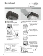 Предварительный просмотр 12 страницы Panasonic SD-RD250 Operation Manual And Recipes