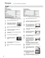 Предварительный просмотр 20 страницы Panasonic SD-RD250 Operation Manual And Recipes