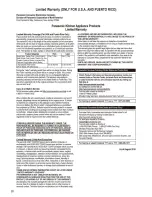 Preview for 28 page of Panasonic SD-RD250 Operation Manual And Recipes