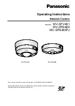 Panasonic SD XC WV-SFN480 Operating Instructions Manual предпросмотр