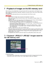 Preview for 49 page of Panasonic SD XC WV-SFN480 Operating Instructions Manual